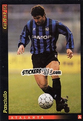 Sticker L. Pasciullo - GOLD Calcio 1992-1993 n. 16 - Score