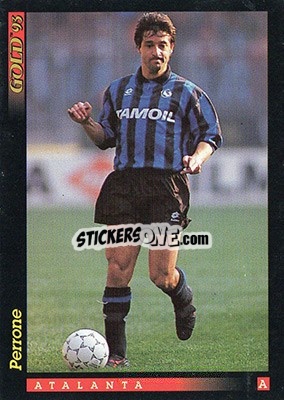 Cromo C. Perrone　 - GOLD Calcio 1992-1993 - Score