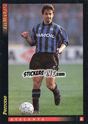 Sticker C. Perrone　 - GOLD Calcio 1992-1993 n. 18 - Score