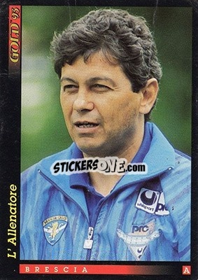 Figurina L'allenatore - GOLD Calcio 1992-1993 - Score