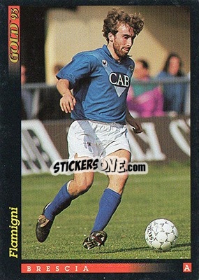 Sticker G. Flamigni - GOLD Calcio 1992-1993 - Score