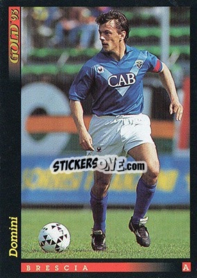 Sticker S. Domini - GOLD Calcio 1992-1993 n. 24 - Score