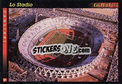 Sticker La stadio - GOLD Calcio 1992-1993 n. 28 - Score