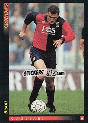 Sticker P. Bisoli - GOLD Calcio 1992-1993 n. 36 - Score