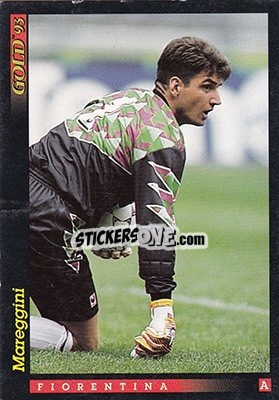 Sticker G. Matteo Mareggini - GOLD Calcio 1992-1993 - Score