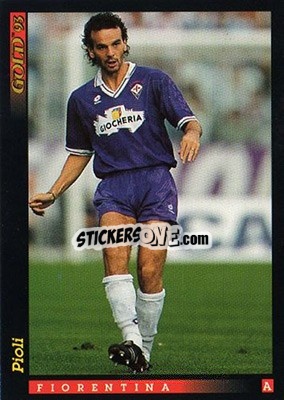 Sticker S. Pioli - GOLD Calcio 1992-1993 n. 41 - Score