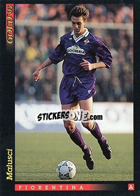 Sticker A. Malusci - GOLD Calcio 1992-1993 - Score