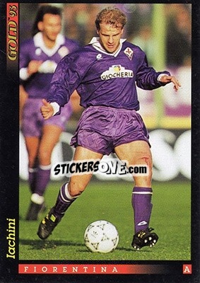 Sticker G. Iachini - GOLD Calcio 1992-1993 n. 45 - Score