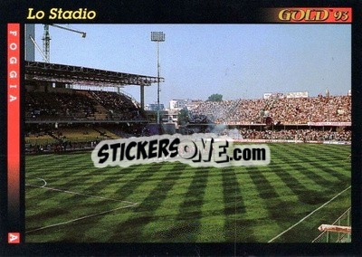 Sticker La stadio - GOLD Calcio 1992-1993 n. 46 - Score