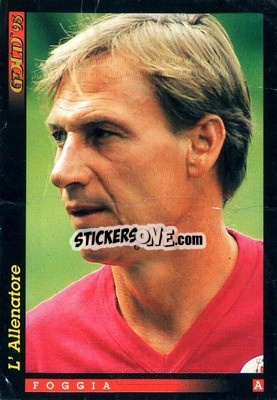 Sticker L'allenatore - GOLD Calcio 1992-1993 - Score