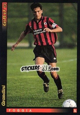Sticker G. Grandini - GOLD Calcio 1992-1993 - Score