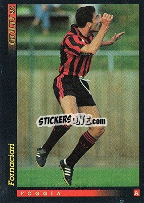 Sticker G. Forncaciari - GOLD Calcio 1992-1993 - Score