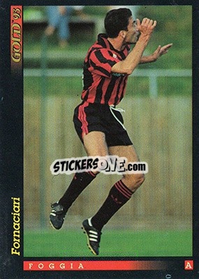 Sticker G. Forncaciari - GOLD Calcio 1992-1993 n. 52 - Score