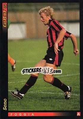Sticker A. Seno - GOLD Calcio 1992-1993 - Score
