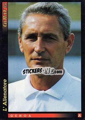 Sticker L'allenatore - GOLD Calcio 1992-1993 - Score