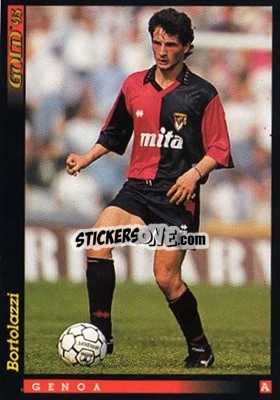 Sticker M. Bortolazzi - GOLD Calcio 1992-1993 n. 61 - Score