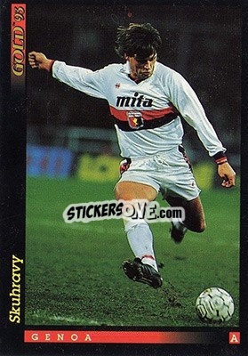 Figurina T. Skunhravy - GOLD Calcio 1992-1993 - Score