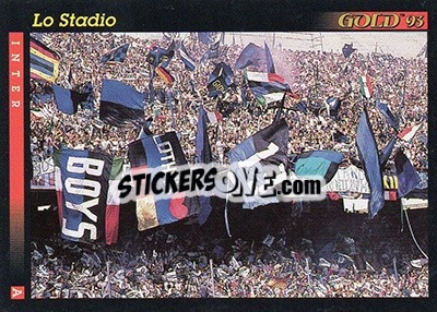 Sticker La stadio - GOLD Calcio 1992-1993 n. 64 - Score