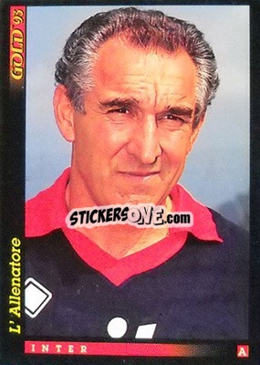 Sticker L'allenatore - GOLD Calcio 1992-1993 - Score