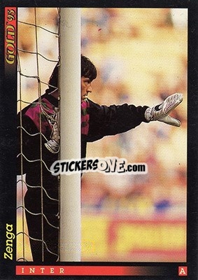 Sticker W. Zenga - GOLD Calcio 1992-1993 - Score