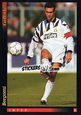 Sticker G. Bergomi - GOLD Calcio 1992-1993 n. 68 - Score