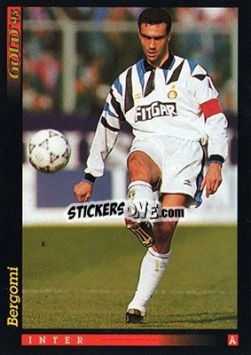 Sticker G. Bergomi - GOLD Calcio 1992-1993 - Score