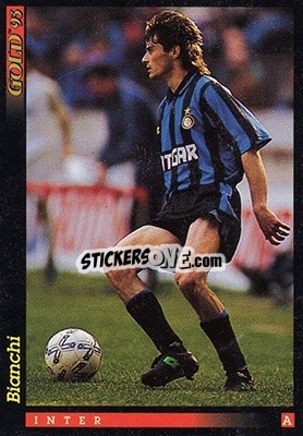Sticker A. Bianchi - GOLD Calcio 1992-1993 n. 71 - Score