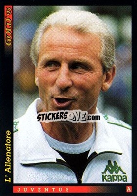 Sticker L'allenatore - GOLD Calcio 1992-1993 n. 75 - Score