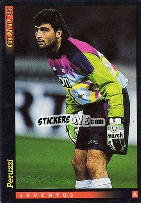 Figurina A. Peruzzi - GOLD Calcio 1992-1993 - Score