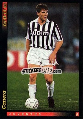 Sticker M. Carrera - GOLD Calcio 1992-1993 n. 77 - Score