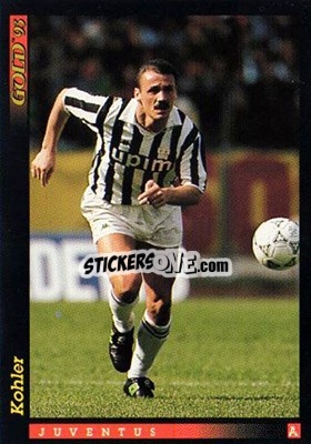 Sticker J. Kohler - GOLD Calcio 1992-1993 - Score