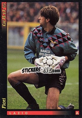 Sticker V. Fiori - GOLD Calcio 1992-1993 n. 85 - Score