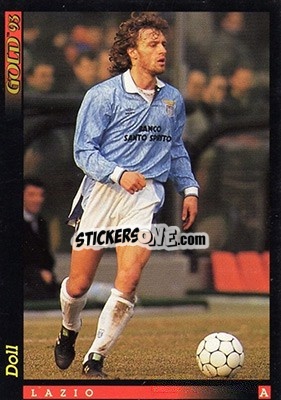 Figurina T. Doll - GOLD Calcio 1992-1993 n. 89 - Score