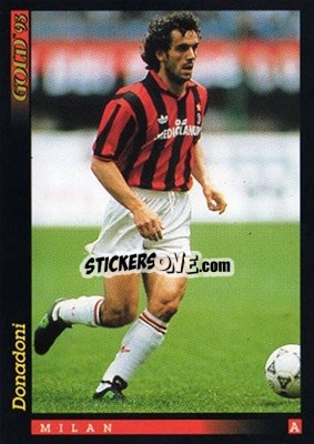 Sticker R. Donadoni - GOLD Calcio 1992-1993 n. 97 - Score