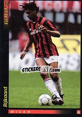 Sticker F. Rijkaard - GOLD Calcio 1992-1993 n. 98 - Score
