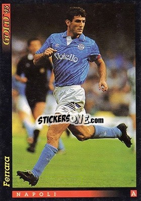 Sticker C. Ferrara - GOLD Calcio 1992-1993 n. 104 - Score