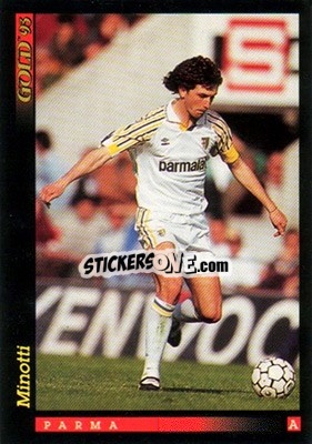 Cromo L. Minotti - GOLD Calcio 1992-1993 n. 114 - Score