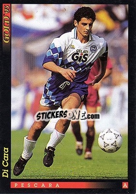 Sticker G. Dicara - GOLD Calcio 1992-1993 n. 122 - Score