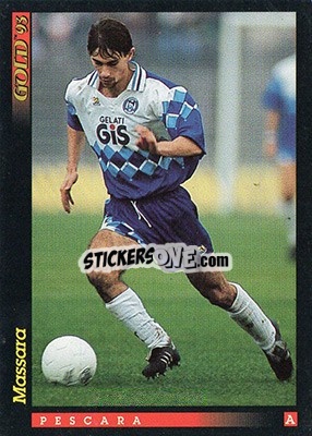 Sticker F. Massara - GOLD Calcio 1992-1993 n. 125 - Score