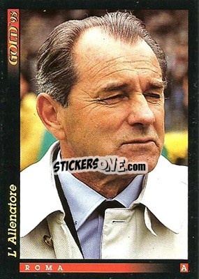 Figurina L'allenatore - GOLD Calcio 1992-1993 n. 129 - Score