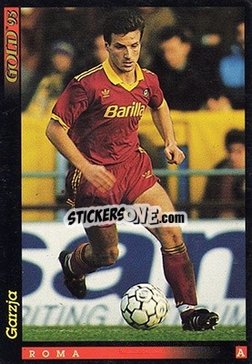 Sticker L. Garzzja - GOLD Calcio 1992-1993 n. 131 - Score