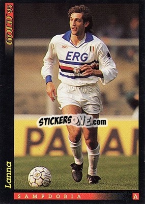 Sticker M. Lanna - GOLD Calcio 1992-1993 n. 141 - Score