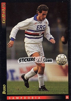Sticker R. Buso - GOLD Calcio 1992-1993 n. 144 - Score
