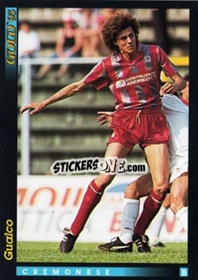 Sticker L. Gualco - GOLD Calcio 1992-1993 n. 184 - Score