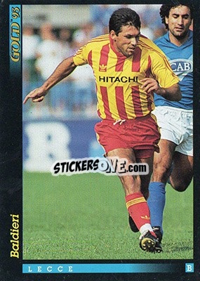 Sticker P. Baldoeri - GOLD Calcio 1992-1993 n. 189 - Score