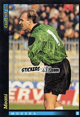Sticker M. Meani - GOLD Calcio 1992-1993 n. 193 - Score