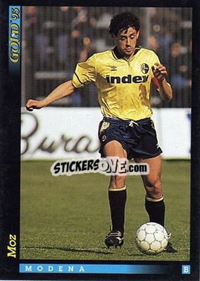 Sticker L. Moz - GOLD Calcio 1992-1993 n. 194 - Score