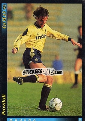 Sticker F. Provitali - GOLD Calcio 1992-1993 n. 195 - Score