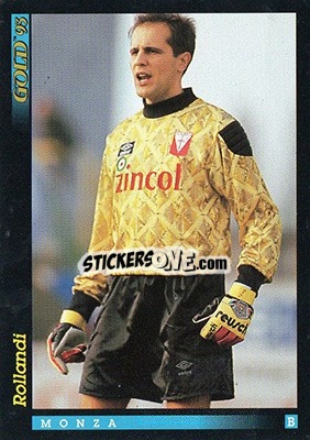 Sticker M. Rollandi - GOLD Calcio 1992-1993 n. 196 - Score