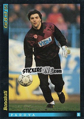 Sticker A. Bonaiuti - GOLD Calcio 1992-1993 n. 199 - Score